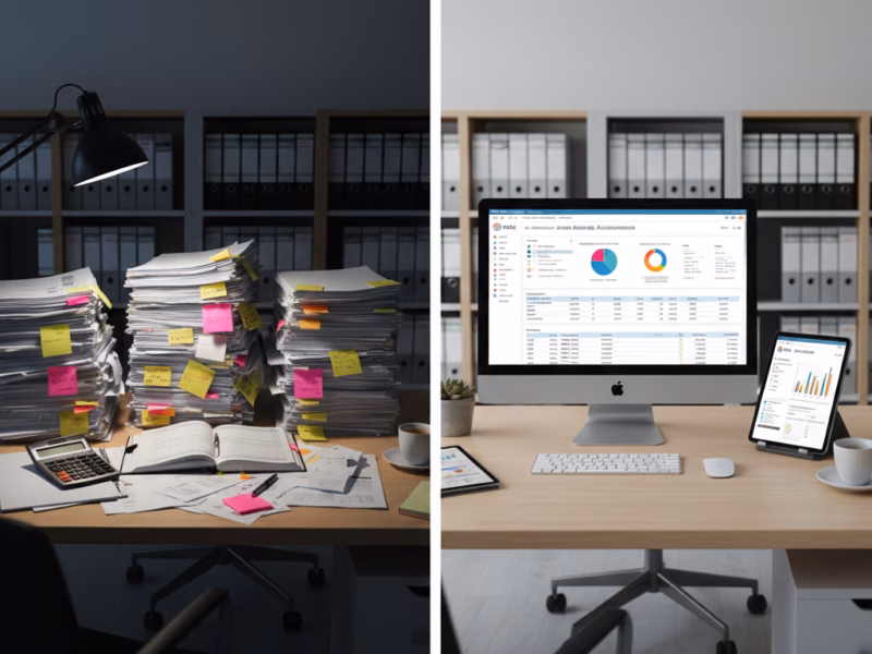 Digitalisierung einer Finanzbuchhaltung